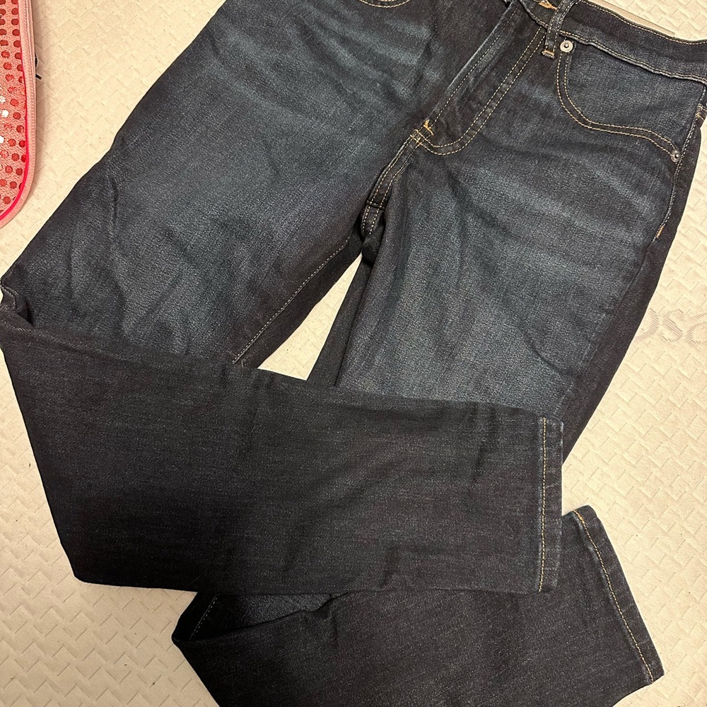 Everlane Women's High Rise Skinny Ankle Jeans - Dark Blue NWT